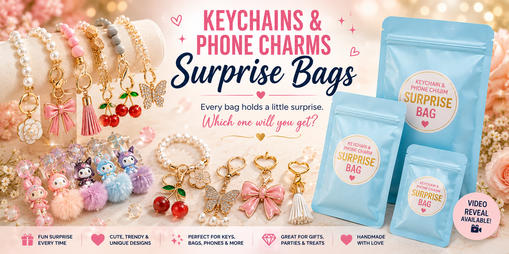 Keychain & Phone charm Surprise Bags